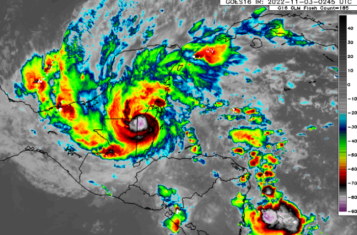 Lisa se degrada a tormenta tropical provocará lluvias importantes