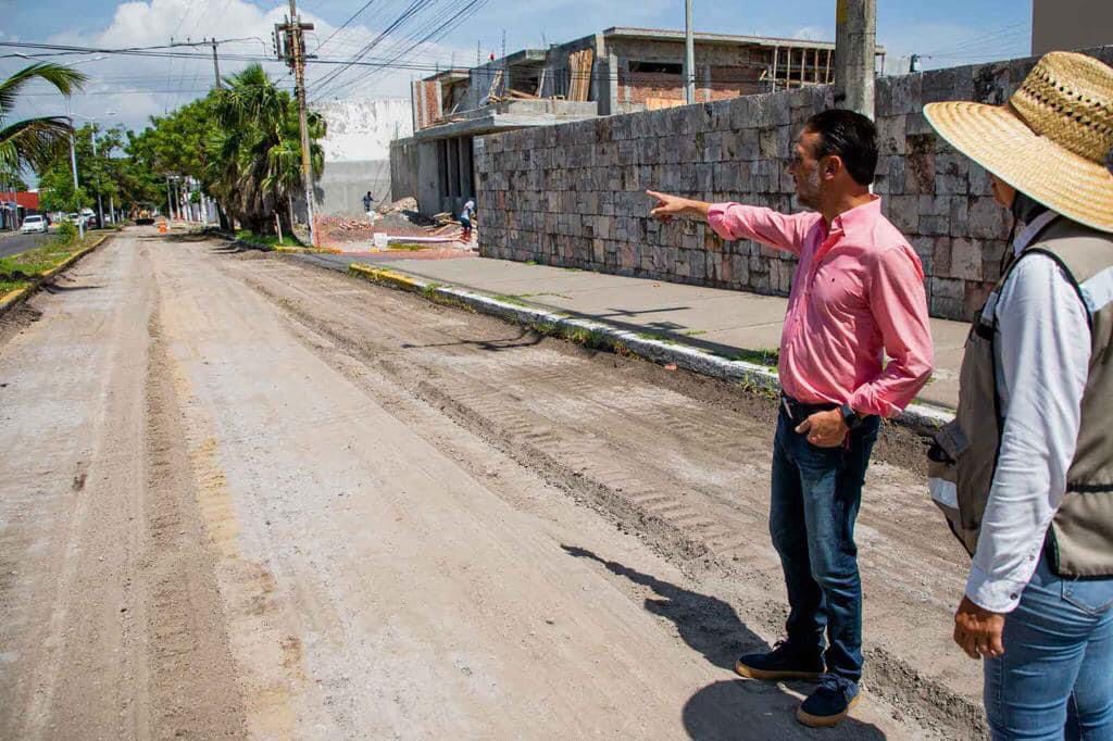 Supervisa Alcalde JM Unánue avance de la avenida Juan Pablo II y