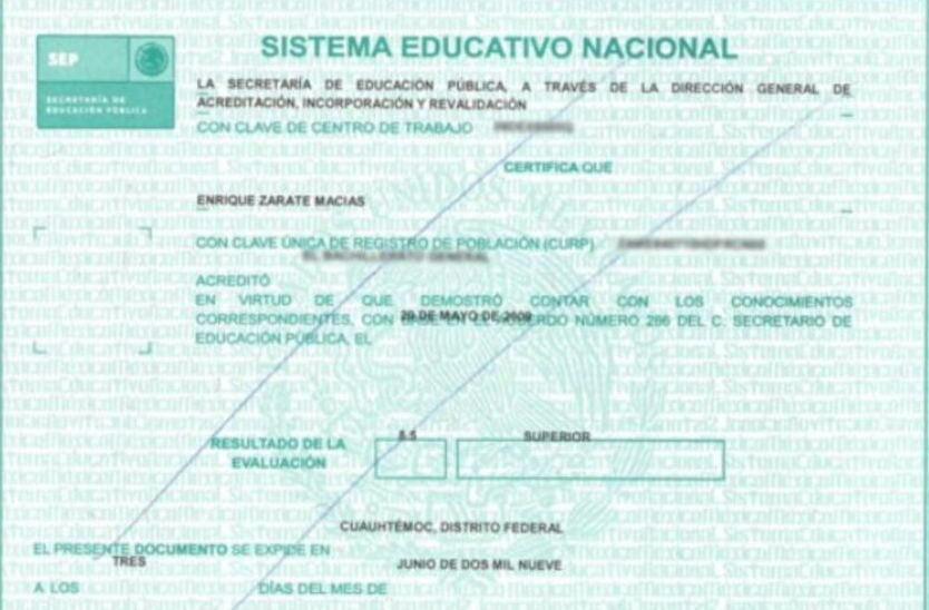 Cómo descargar gratis el certificado de primaria de la SEP Formato