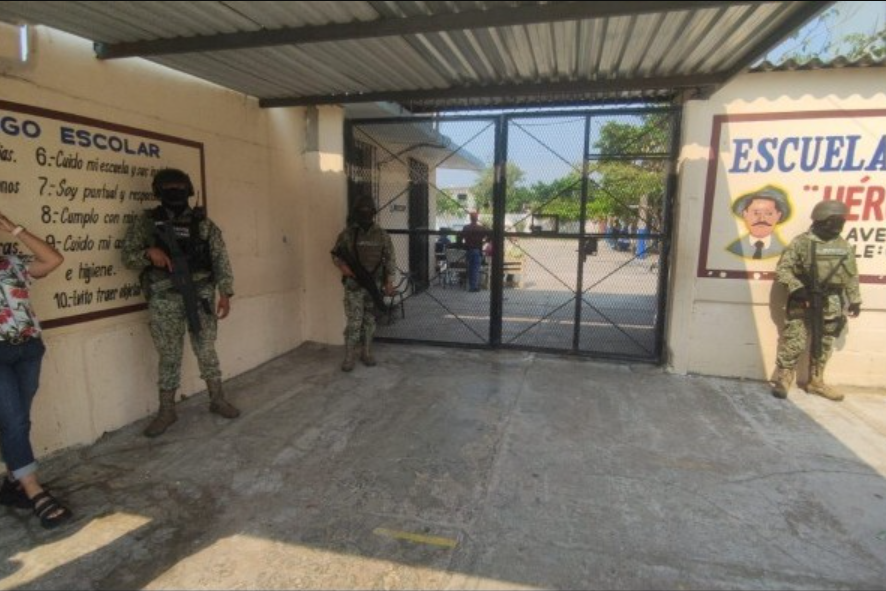 Guardia Nacional vigilará escuela amenazada en Coatzacoalcos Formato