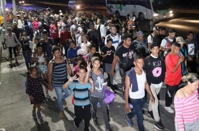 Caravana De Mil Migrantes Sale De Tapachula Rumbo A Oaxaca Para Pedir ...