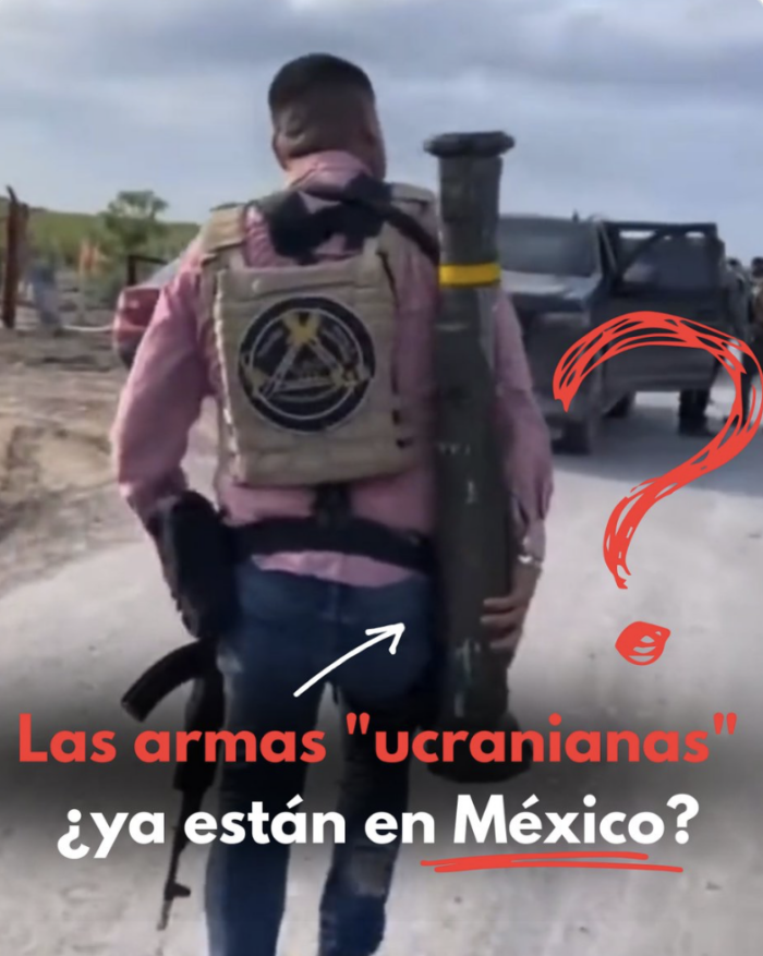 Ucrania abastece de armas a cárteles mexicanos